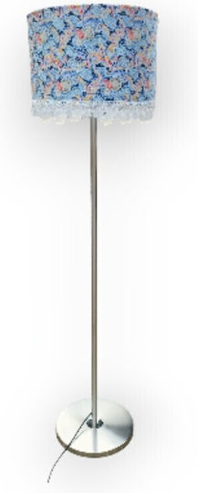 Oxygen Floor Lamp H170xW35cm. with Socket for Bulb E27 Blue