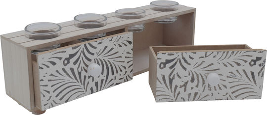 Uncle George Decorative Space made of Wooden 35x8x11cm 1pcs