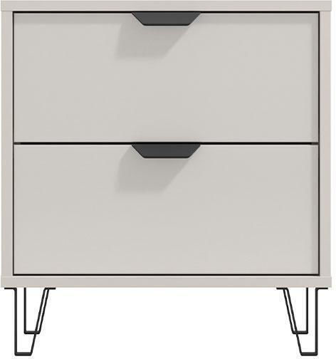 Комод Lucca No2f Дървен Черен 48x40x52см