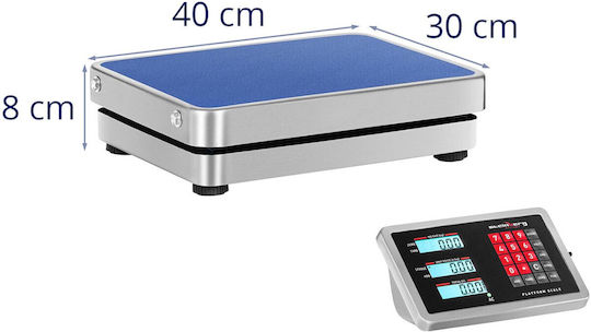 Steinberg Systems Electronic Platform Scale with Weighing Capacity of 100kg and Division 100gr