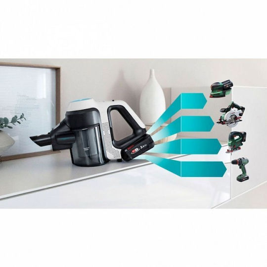 Bosch Unlimited 7 Прахосмукачка 2 в 1 Stick & Ръчна Тюркоазена