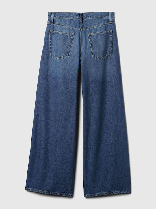 Damenjeans Mittelhohe Taille in Weit geschnittener Linie