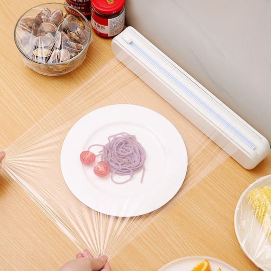 Plastic Roll Dispenser White 37x5x6.5cm ZE1AG73QWS18