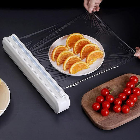 Plastic Roll Dispenser White 37x5x6.5cm ZE1AG73QWS18