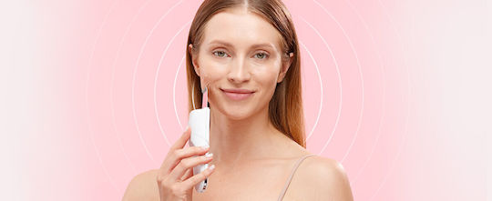 Garett Beauty Breeze Scrub Cavitation Peeling Device White