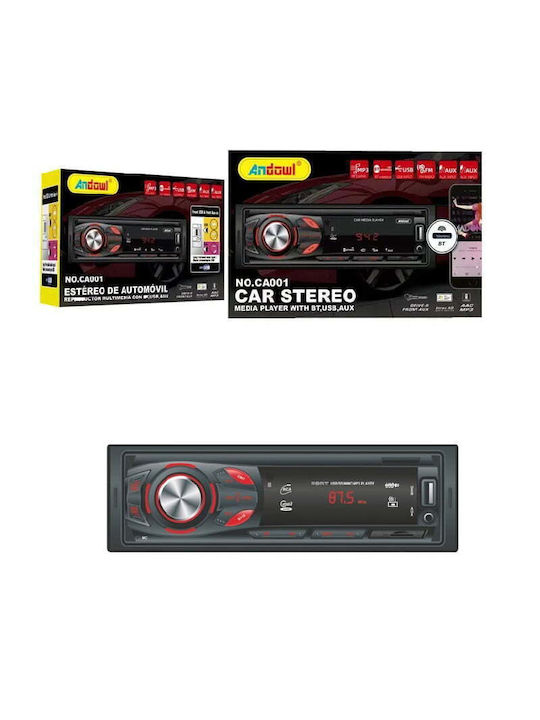 Andowl Car Audio System 1DIN (Bluetooth/USB)