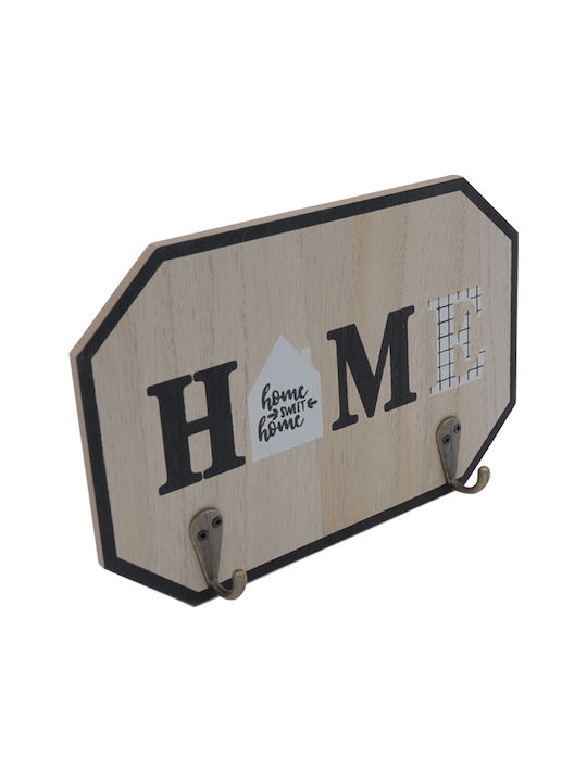 Uncle George Wall Key Holder Wooden Home 2 positions 20x1x14cm