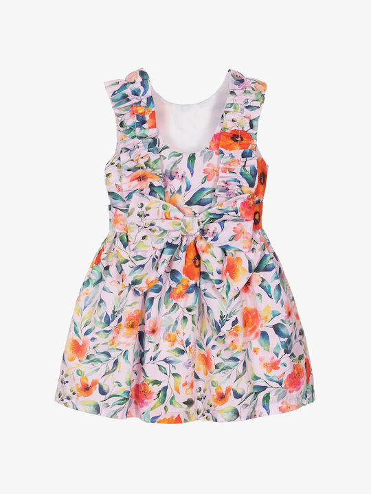 Tutto Piccolo Kids Dress Satin Embrime