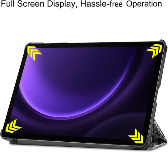 Sonique Flip Cover Durable Multicolour (Samsung Galaxy Tab S9 FE 10.9)