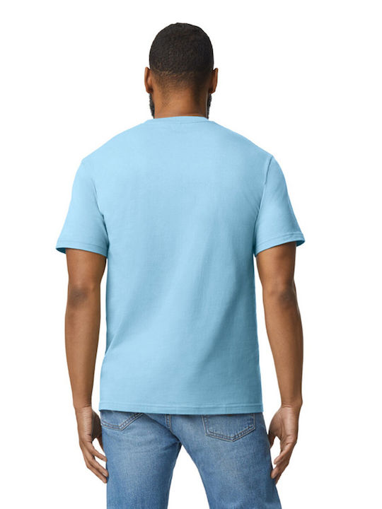 Gildan Ανδρικό Διαφημιστικό T-shirt Κοντομάνικο Light Blue Gildan Ανδρικό Διαφημιστικό T-shirt Κοντομάνικο Light Blue