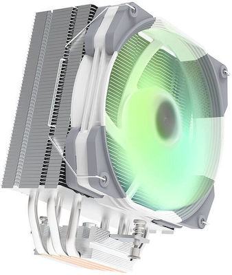 Darkflash S21 CPU Cooling Fan with ARGB for AM4/1200/115x/1700 Socket White