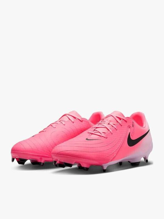Nike Phantom GX 2 Academy Football Shoes with Cleats Sunset Pulse / Black