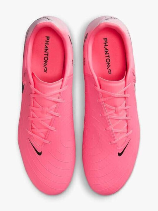 Nike Phantom GX 2 Academy Football Shoes with Cleats Sunset Pulse / Black