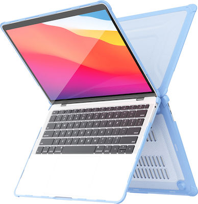 Sonique Tasche Fall für Laptop 13" Apple MacBook Air 2018/2020 in Hellblau Farbe