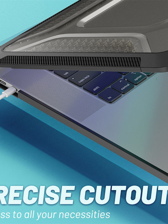 Sonique Icy Guardian Laptoptasche Für Laptop 16" Apple MacBook Pro 16" 2021/2023 In Schwarz