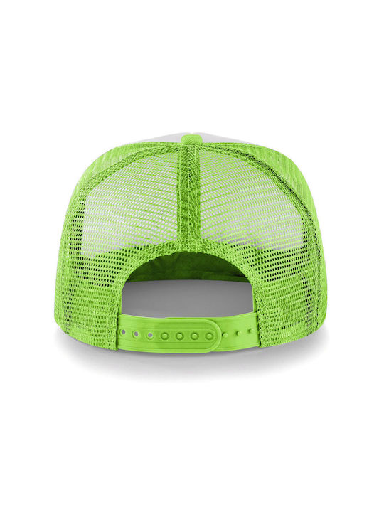 Koupakoupa Kids' Hat Fabric Εγω Θα Σ’αγαπω Και Μην Σε Νοιαζει... Green