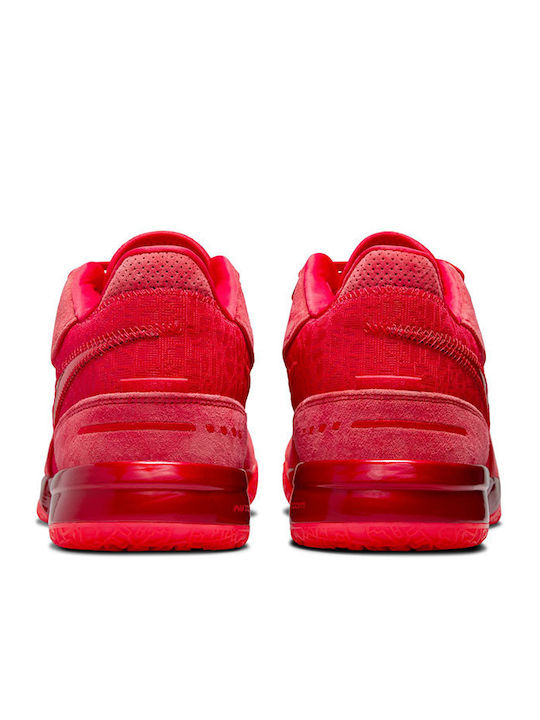 LeBron NXXT Gen AMPD Low Basketball Shoes University Red / Bright Crimson