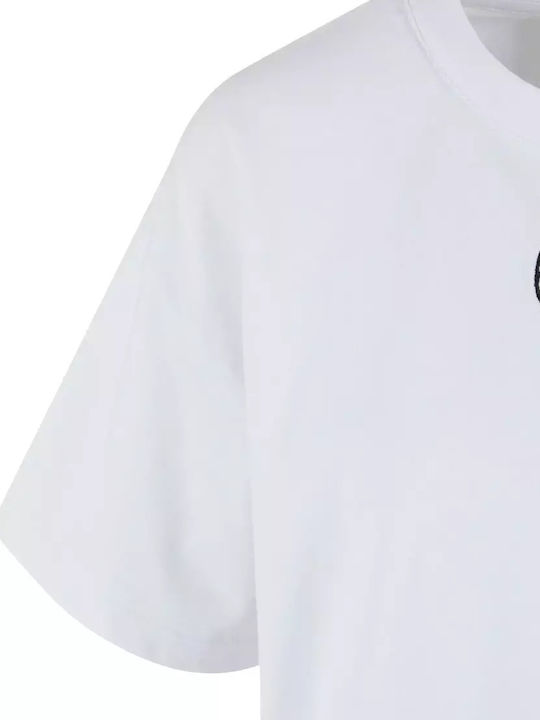 Women's Blouse Cotton Short Sleeve White