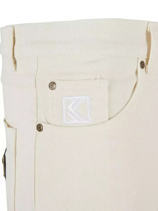 Bermudă de Bărbați Off White