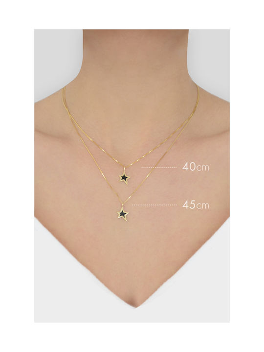 Kritsimis Necklace from Gold 14K