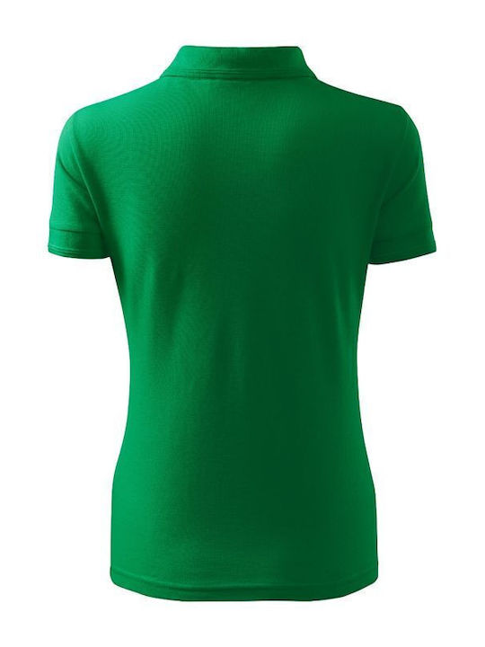 Malfini Women's Short Sleeve Promotional Blouse Grass Green