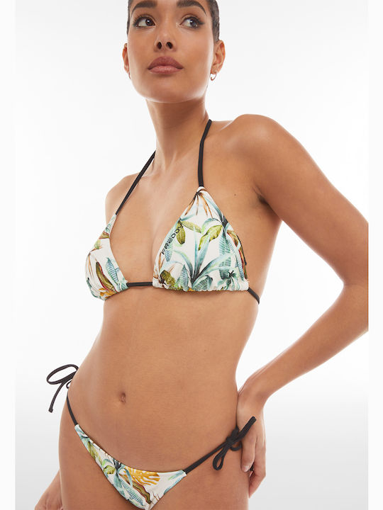 Bikini Τριγωνάκι Floral Black