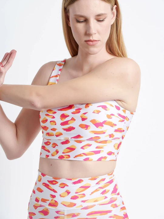Women's Sports Bra with Removable Padding Pink