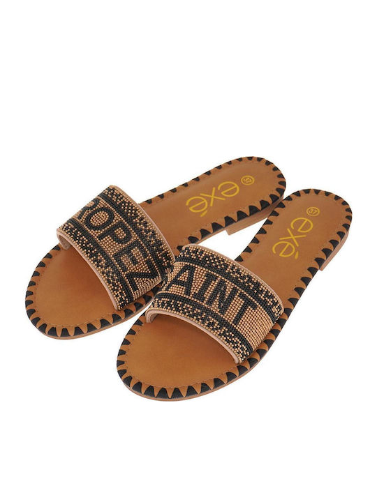 Women's Flat Sandals Brown