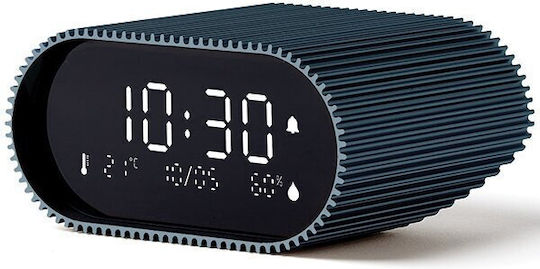 Lexon Часовник Масов Дигитален LCD Металик с Будилник Син LR155OB3