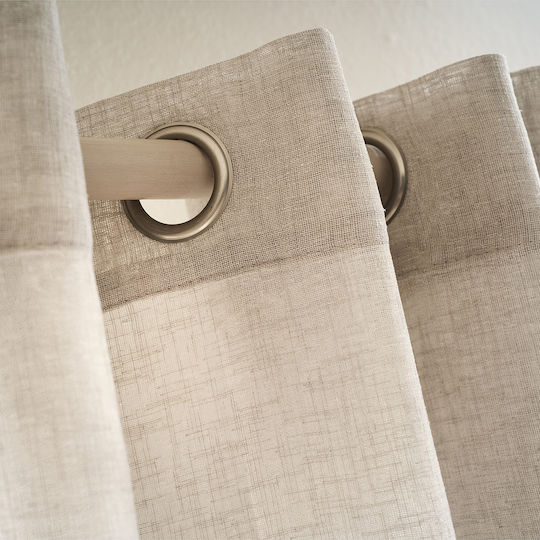 Gofis Home Combe Willow με Τρουκς Γκρι 200x275εκ.