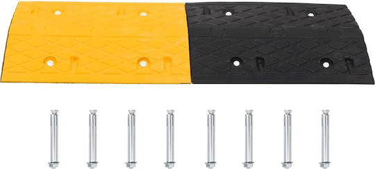 vidaXL Verkehrsschilder in Gelber Farbe mit Breite 97cm (3 Stück)