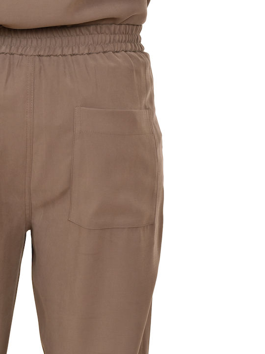 Παντελόνι σε Relaxed Εφαρμογή Light Taupe