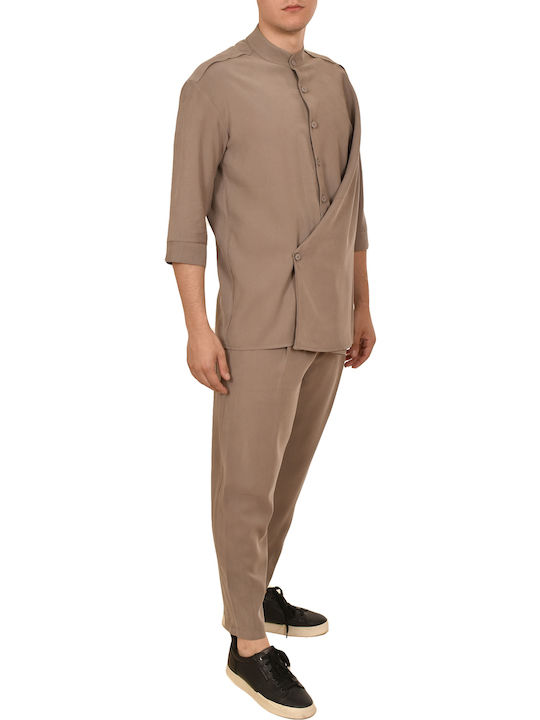Παντελόνι σε Relaxed Εφαρμογή Light Taupe