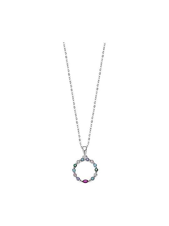 Lotus Watches Necklace with Zircon