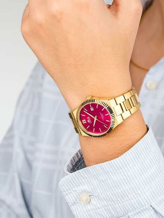 Lotus Watches Women's Watch with Gold Metal Bracelet