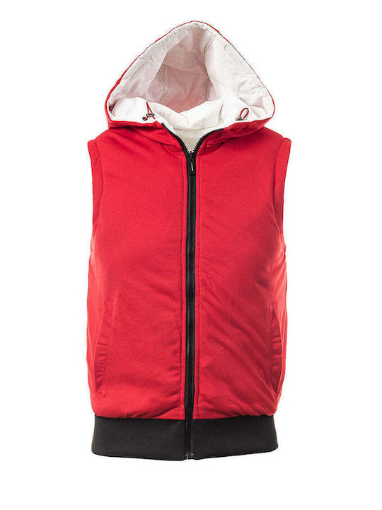 X-Feel Men's Sleeveless Jacket Red