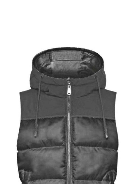 Ärmellos Jacke Schwarz