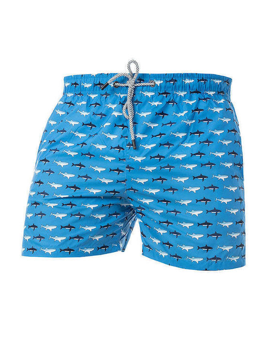 Tmk Men's Swimwear Shorts Light Blue