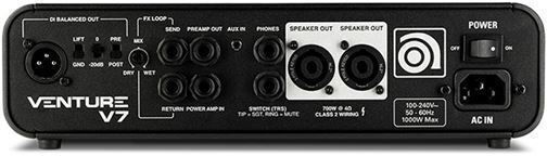 Ampeg Venture Kopf für E-Bass 700W Schwarz
