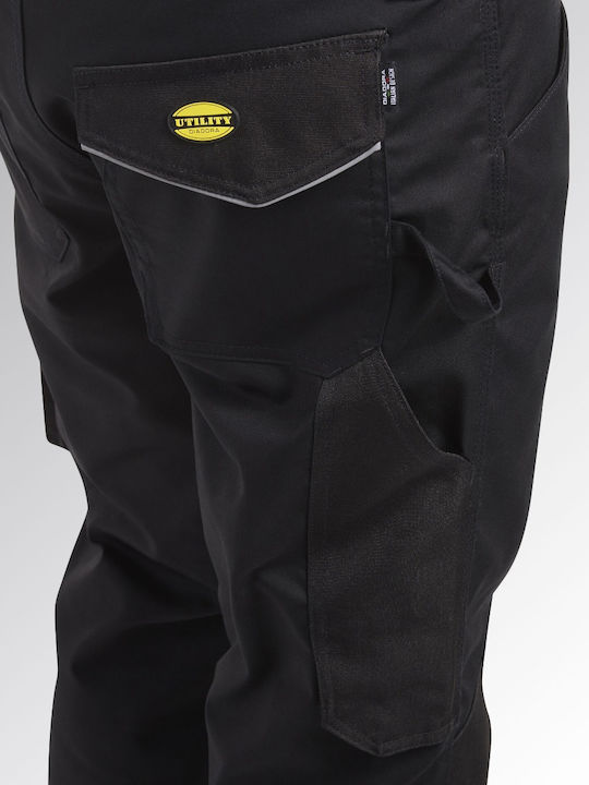 Utility Diadora Arbeitshose Schwarz