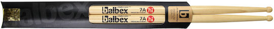 Balbex Hickory Drumsticks Schlagzeug 7B