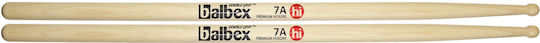Balbex Hickory Drumsticks Schlagzeug 7A