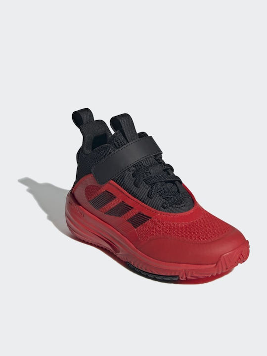 Ownthegame Ownthegame 3.0 Kids Sports Shoes Basketball with Hoop & Loop Closure Red