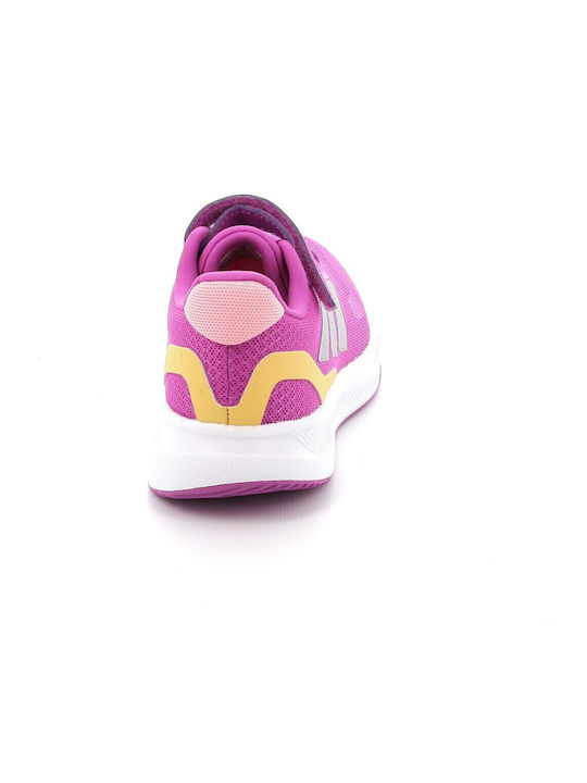 Runfalcon 5 Αθλητικά Παιδικά Παπούτσια Running με Σκρατς Purple Burst / Silver Metallic / Semi Spark
