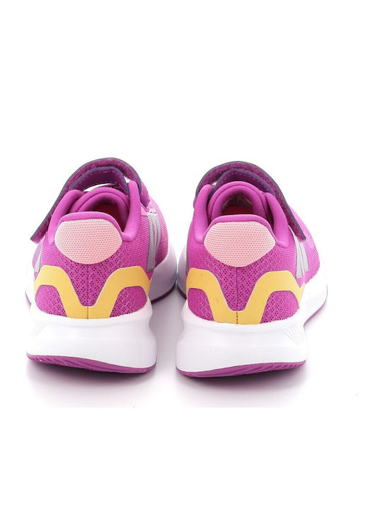 Runfalcon 5 Αθλητικά Παιδικά Παπούτσια Running με Σκρατς Purple Burst / Silver Metallic / Semi Spark