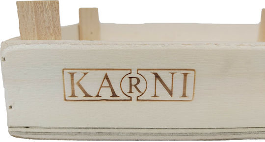 Nakaro Wood Carrier Serving Basket 1pcs