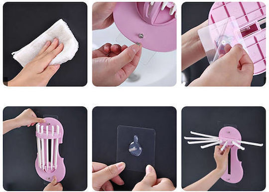 Bucătărie Hangers Din Plastic 26.5x39x21cm Roz
