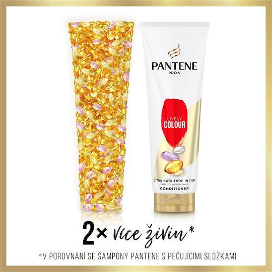Pantene Pro-v Lively Color Conditioner Διατήρησης Χρώματος για Βαμμένα Μαλλιά 200ml
