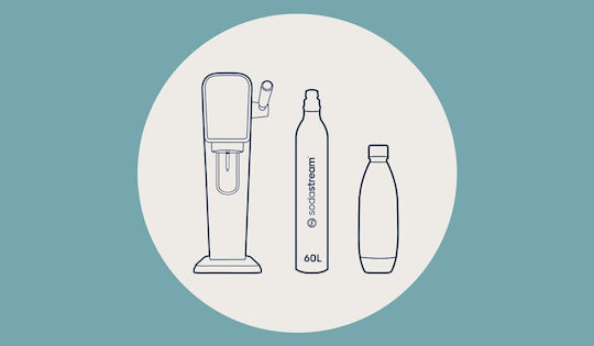 Sodastream Art Παρασκευαστής Σόδας Μαύρη