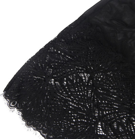 Subblime Sexy Baby Dolls with Lace and Transparency Black